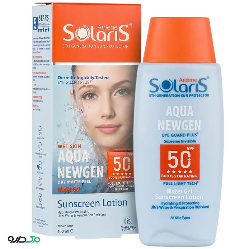 لوسیون آبی ضد آفتاب آکوا نیوژن سولاریس آردن SPF50